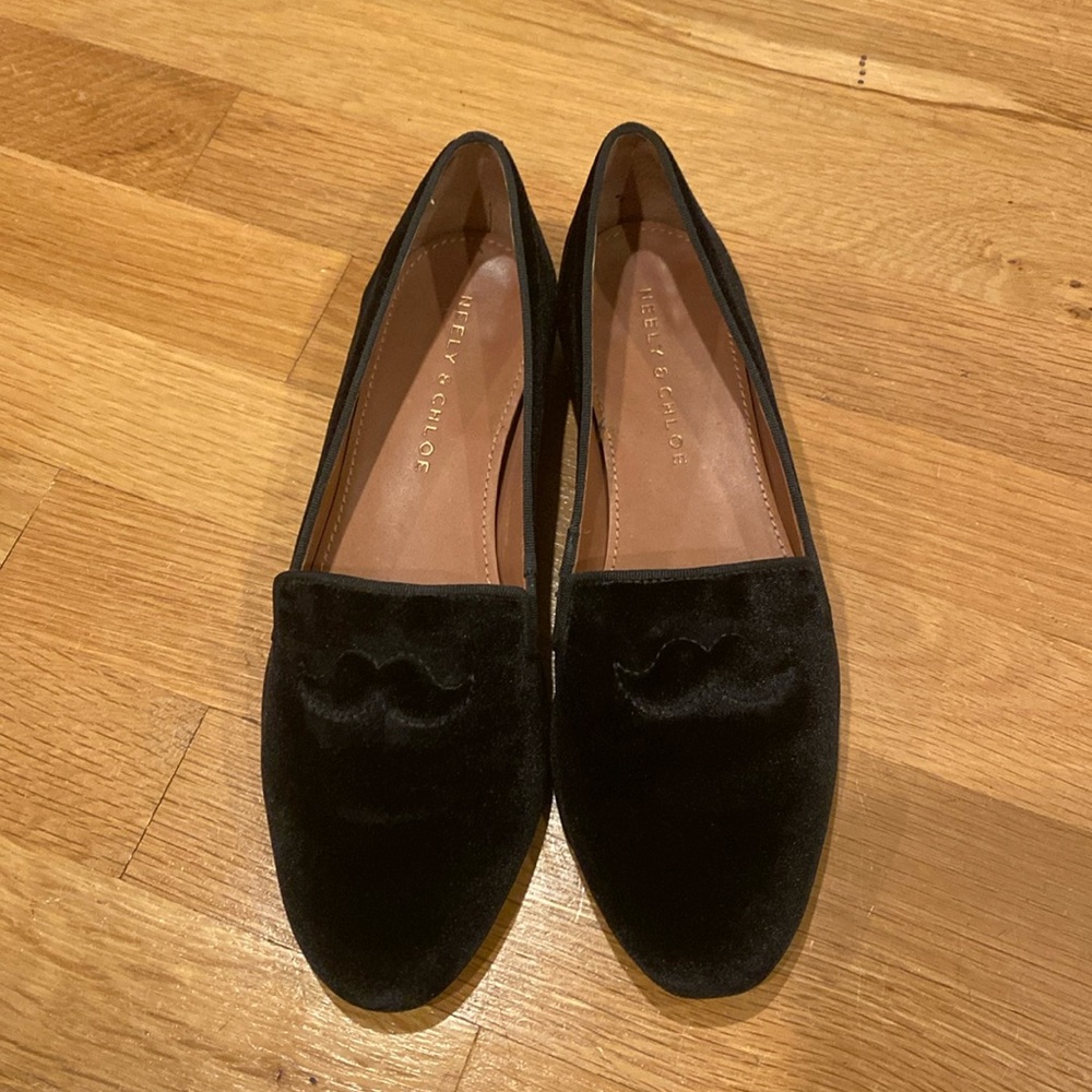 Neely & Chloe Velvet Flats.